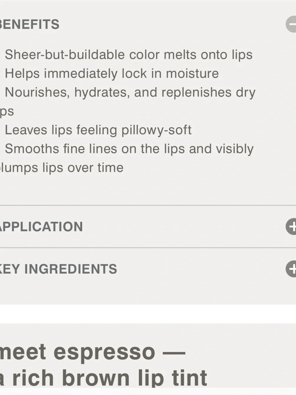 RHODE Peptide Lip Tint - Mauve Brown